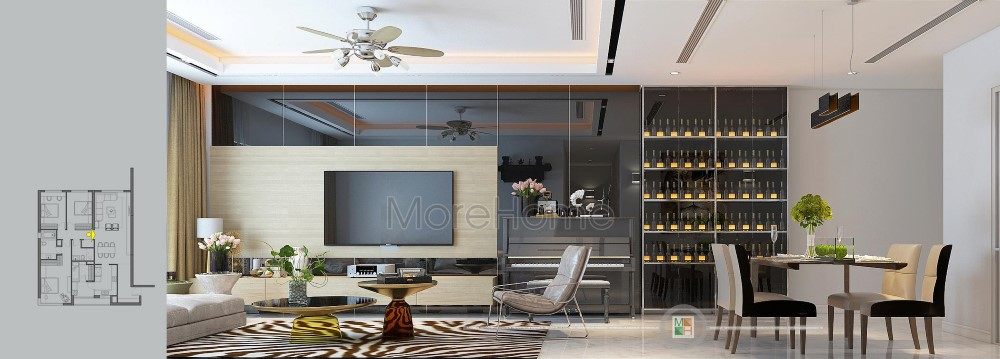 Thiết kế nội thất chung cư Mulbery Lane